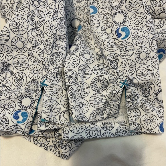 🌺 TORI RICHARD Honolulu Waves Honu Pineapple Hawaiian Aloha Polo Shirt Size XL - Picture 4 of 5